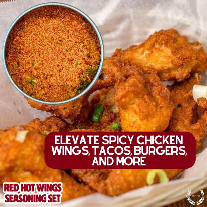 Red Hot Wings Seasoning Set - BBQRubs.com