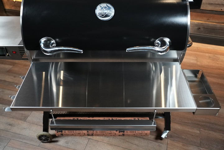 Recteq RT-700 / RT-680 | Pimp My Grill® Tactical Stainless Folding Front Shelf