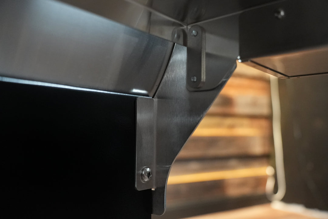 Recteq RT-700 / RT-680 | Pimp My Grill® Tactical Stainless Folding Front Shelf