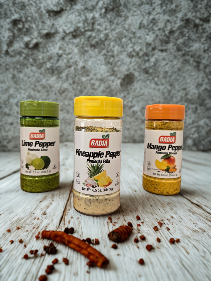Badia Pineapple, Mango & Lime Pepper Bundle