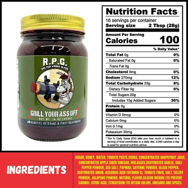 RPG Vodka Rib Glaze - BBQRubs.com