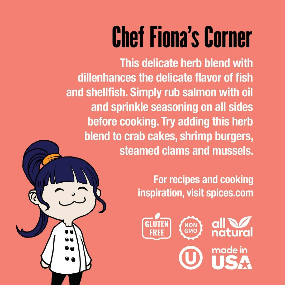 Salt Free Salmon Seafood Seasoning - BBQRubs.com