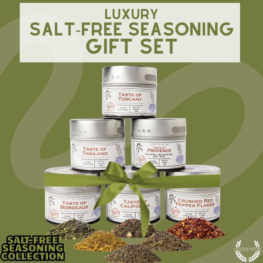 Salt-Free Seasoning Gift Collection - 6 Tins - BBQRubs.com