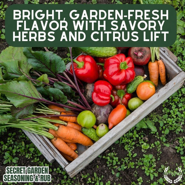 Secret Garden Seasoning & Rub | Gustus Vitae - BBQRubs.com