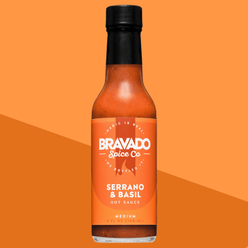 SERRANO & BASIL HOT SAUCE - BBQRubs.com