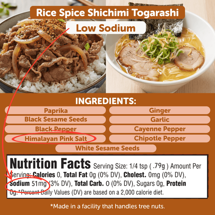 Shichimi Togarashi – Low Sodium Japanese 7-Spice Blend Rice Seasoning - BBQRubs.com