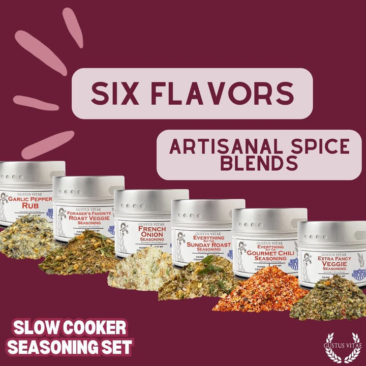 Slow Cooker Seasonings - 6 Spice Blends Gift Set - BBQRubs.com