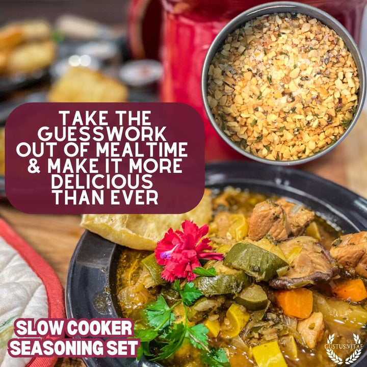 Slow Cooker Seasonings - 6 Spice Blends Gift Set