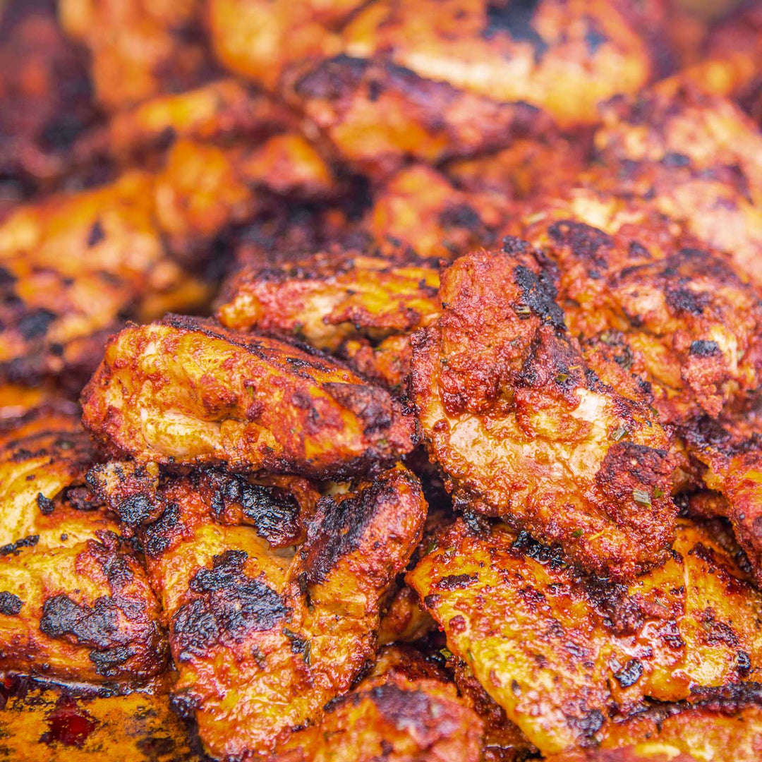 Slow Smoked BBQ Chicken Wings – Naked, Jalapeño Honey or Garlic Parmesan