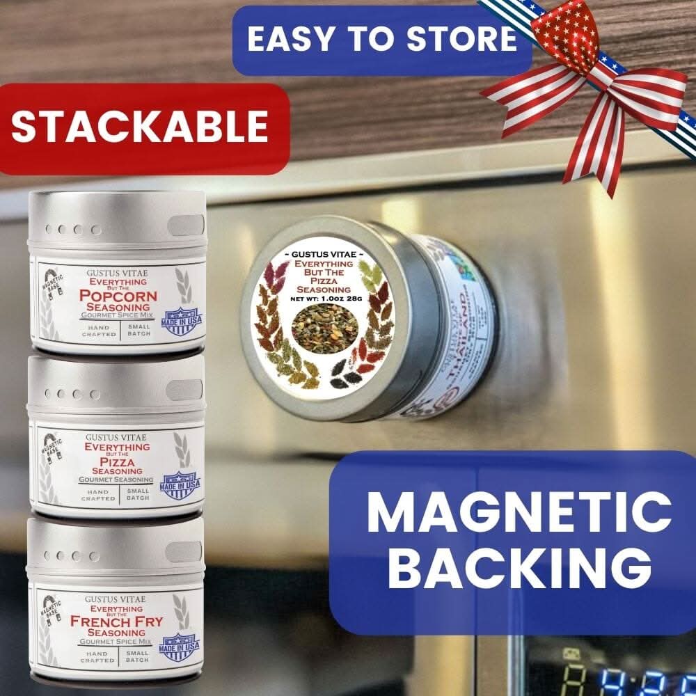 Snack Time Celebrations: Made in the USA Signature Spices | Gift Packaged Seasoning Collection | Set of 6