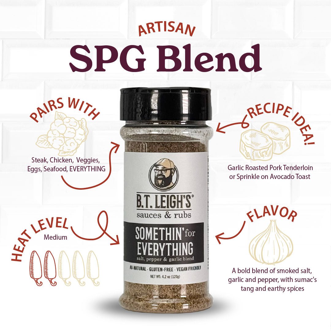 Somethin' For Everything - Salt, Pepper, & Garlic Blend - BBQRubs.com