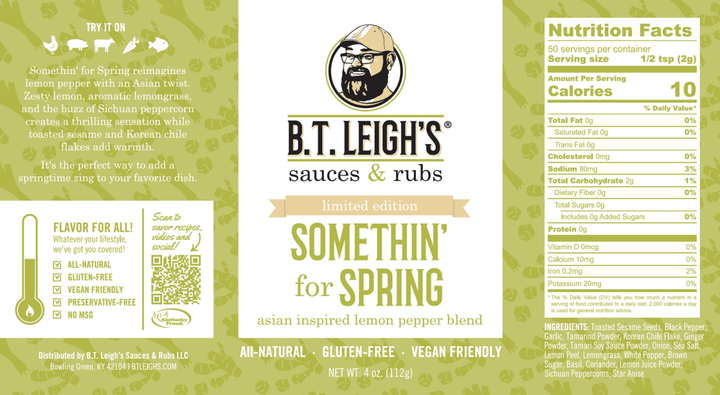 Somethin' For Spring - Asian Inspired Lemon Pepper Blend - BBQRubs.com