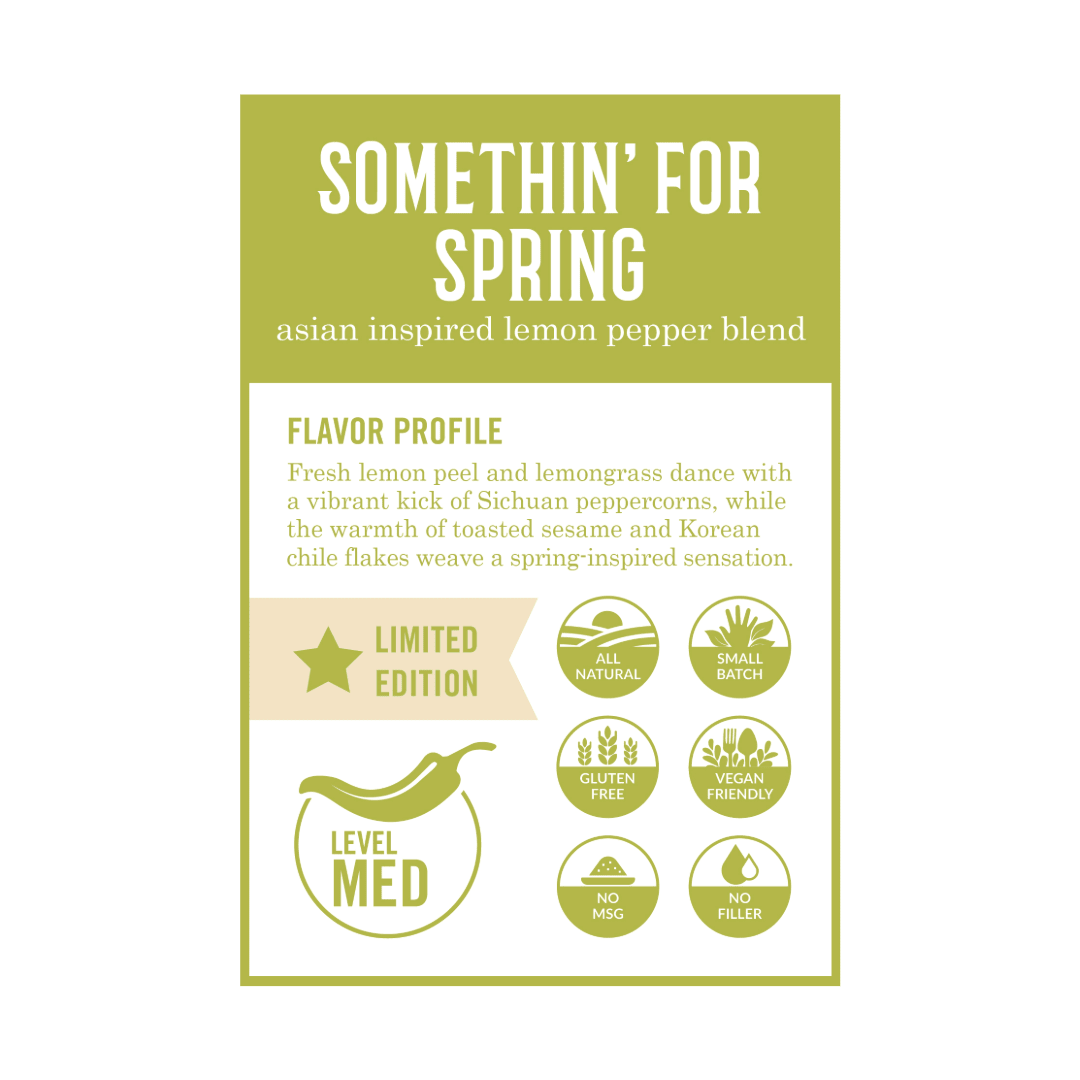 Somethin' For Spring - Asian Inspired Lemon Pepper Blend - BBQRubs.com