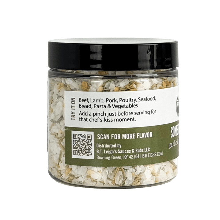 Somethin' to Finish With - Garlic & Rosemary Finishing Salt - BBQRubs.com