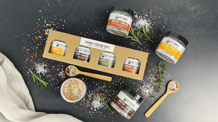 Somethin' to Finish With - Garlic & Rosemary Finishing Salt - BBQRubs.com