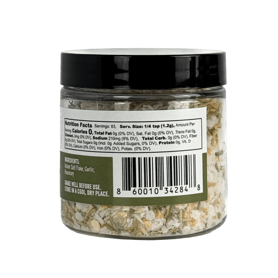 Somethin' to Finish With - Garlic & Rosemary Finishing Salt - BBQRubs.com