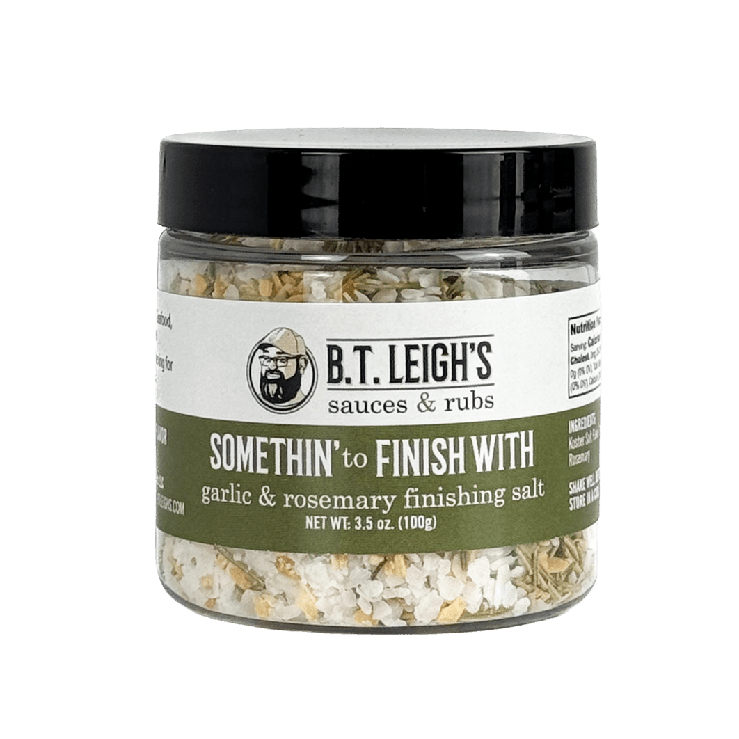 Somethin' to Finish With - Garlic & Rosemary Finishing Salt - BBQRubs.com