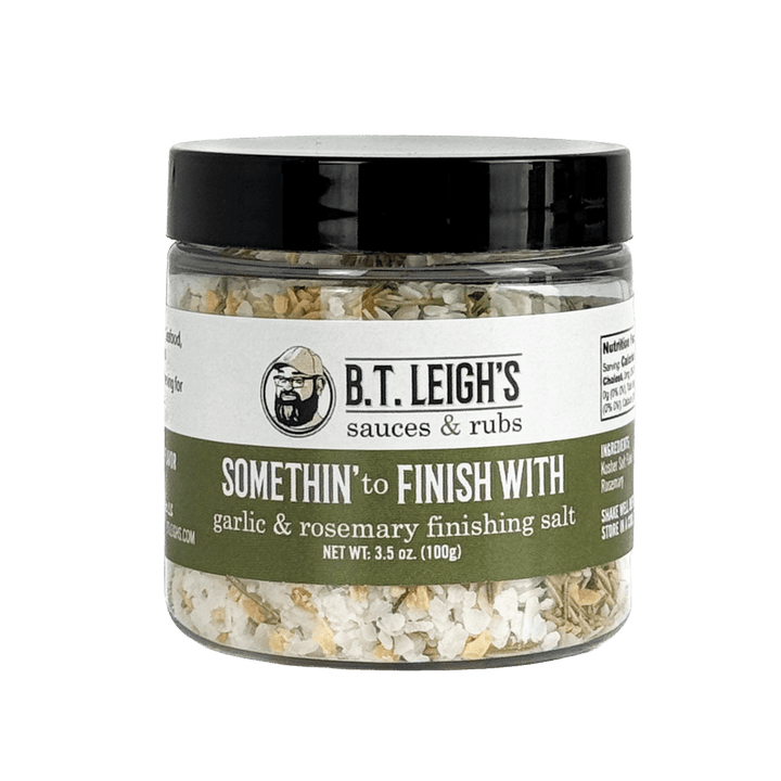 Somethin' to Finish With - Garlic & Rosemary Finishing Salt - BBQRubs.com