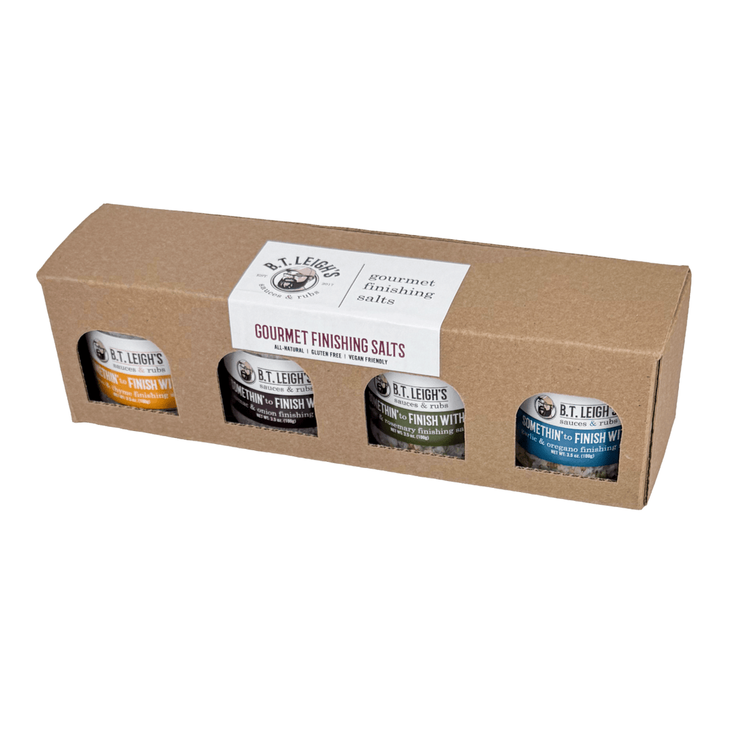 Somethin' to Finish With Gift Box - Gourmet Finishing Salts - BBQRubs.com