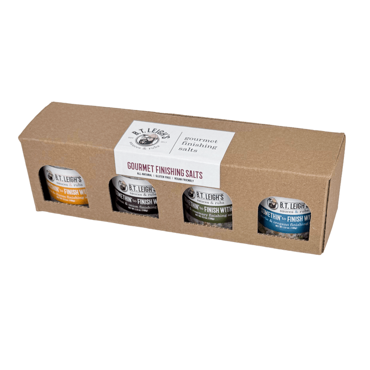 Somethin' to Finish With Gift Box - Gourmet Finishing Salts - BBQRubs.com
