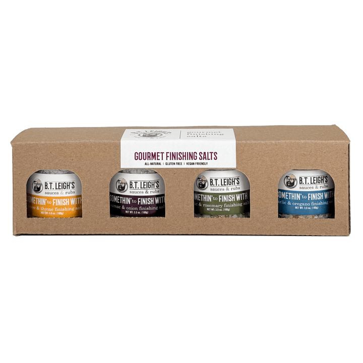 Somethin' to Finish With Gift Box - Gourmet Finishing Salts - BBQRubs.com