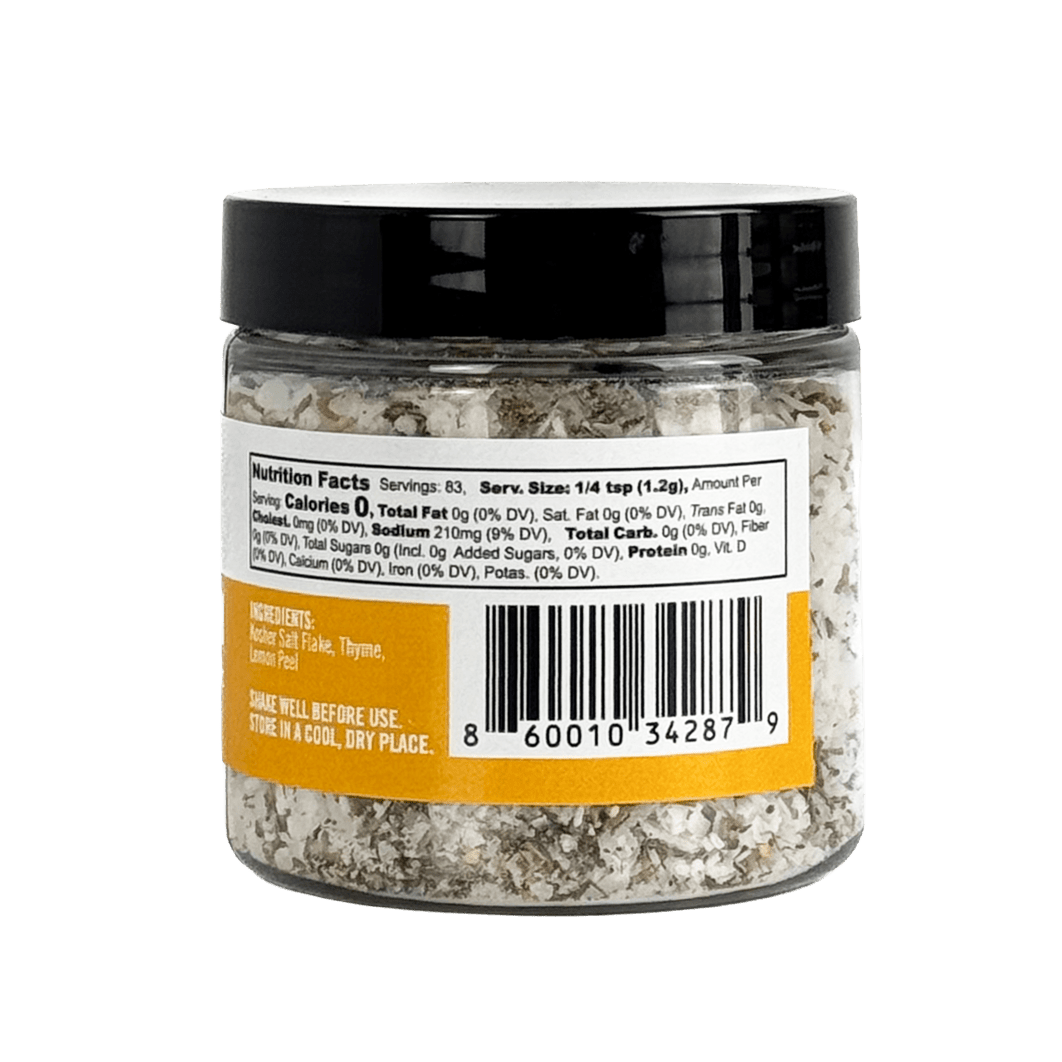 Somethin' to Finish With - Thyme & Lemon Finishing Salt - BBQRubs.com