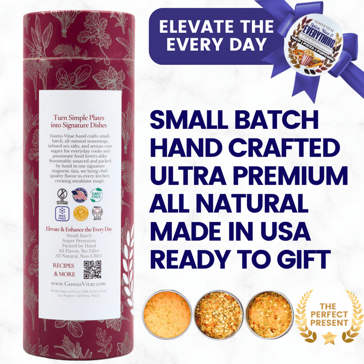 Spice, Nice & Everything Seasonings: Taco, Pizza, Popcorn | Gift Pack Set of 3