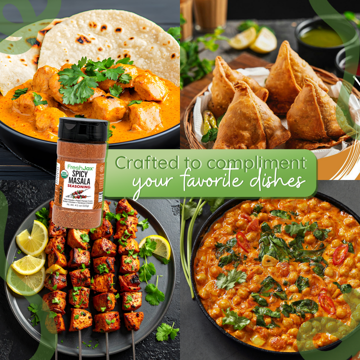 Spicy Masala Organic Seasoning – Low Sodium Indian-Inspired Spice Blend - BBQRubs.com