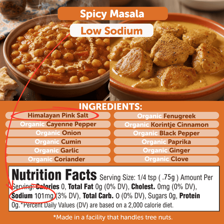 Spicy Masala Organic Seasoning – Low Sodium Indian-Inspired Spice Blend - BBQRubs.com