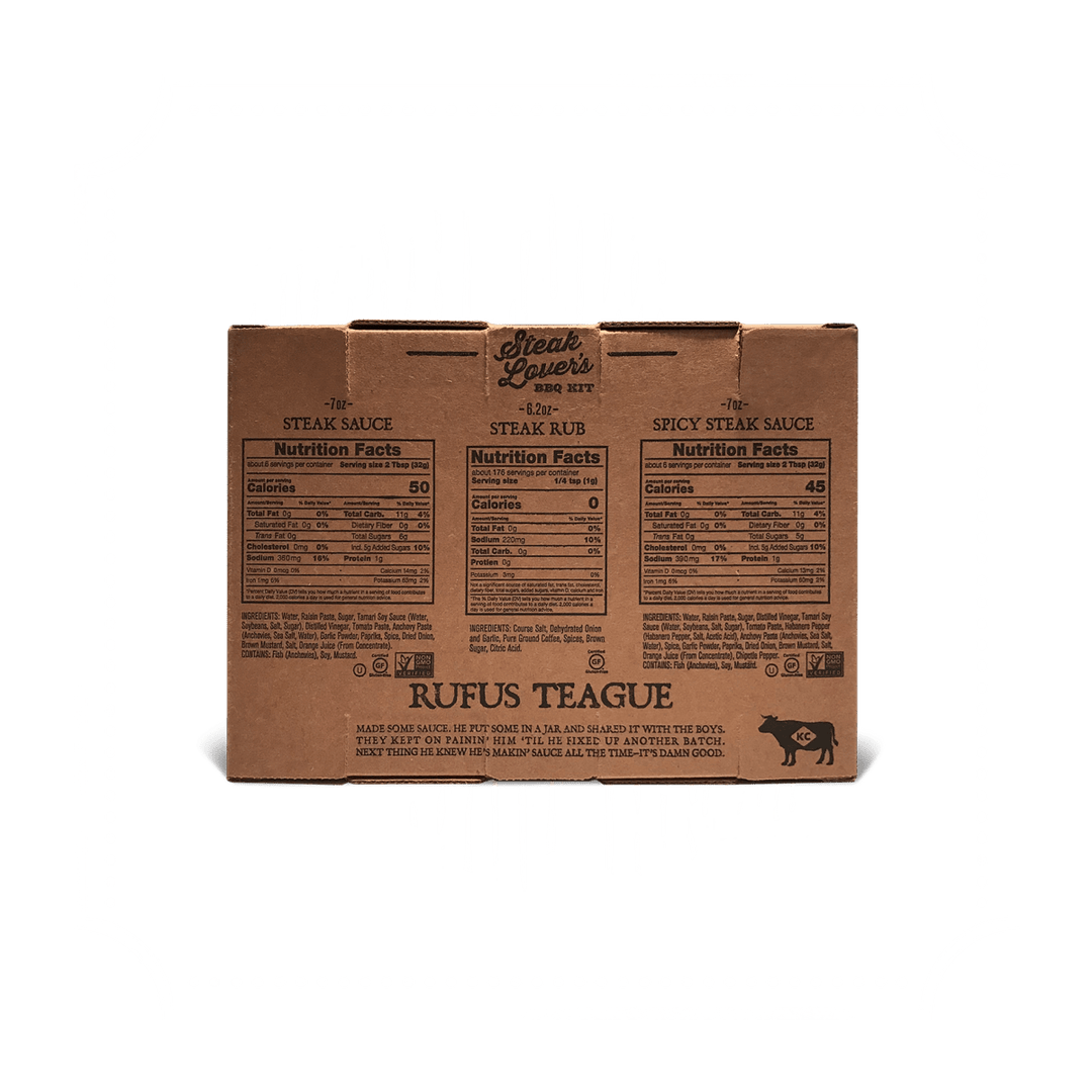 STEAK LOVER'S KIT - BBQRubs.com