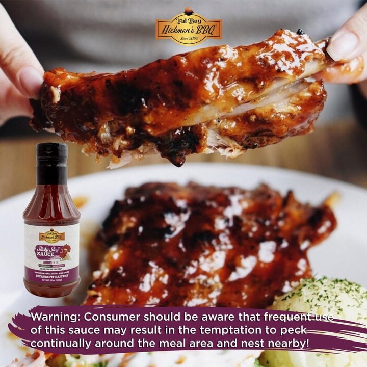Sticky Stuff Gluten Free Natural BBQ Sauce 19 oz - Pack of 2 - BBQRubs.com