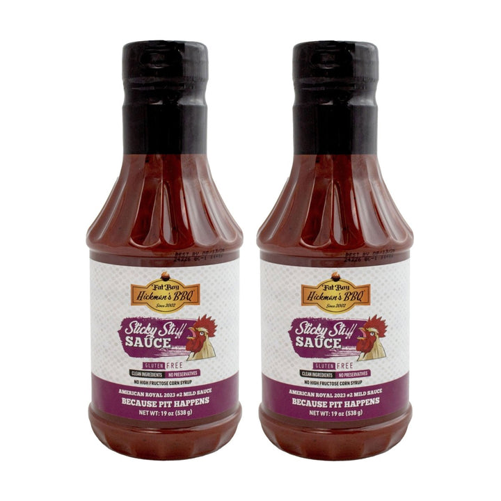 Sticky Stuff Gluten Free Natural BBQ Sauce 19 oz - Pack of 2 - BBQRubs.com
