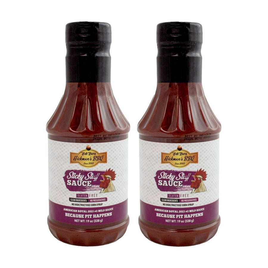 Sticky Stuff Gluten Free Natural BBQ Sauce 19 oz - Pack of 2 - BBQRubs.com
