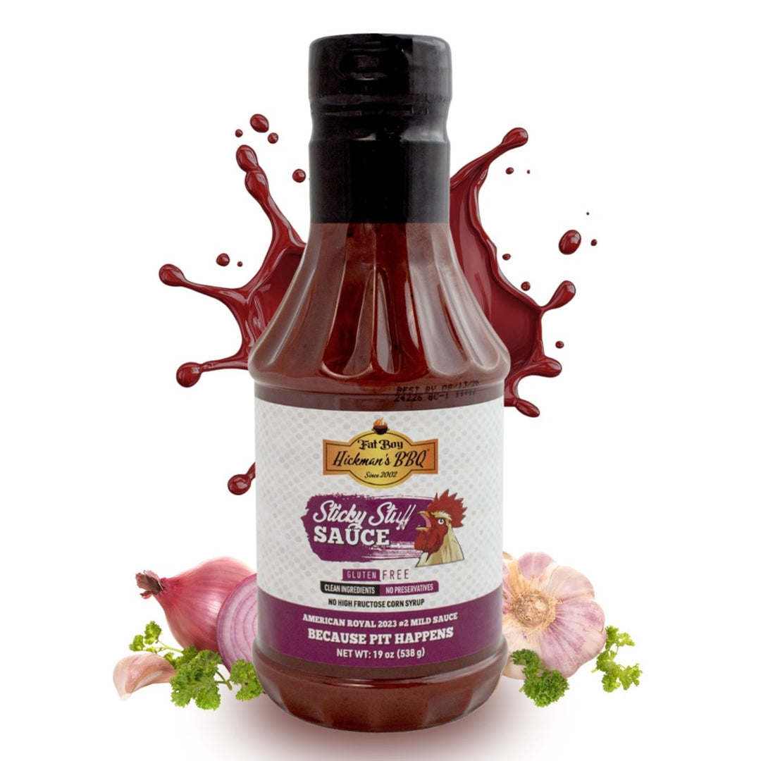 Sticky Stuff Gluten Free Natural BBQ Sauce 19 oz - Pack of 2 - BBQRubs.com