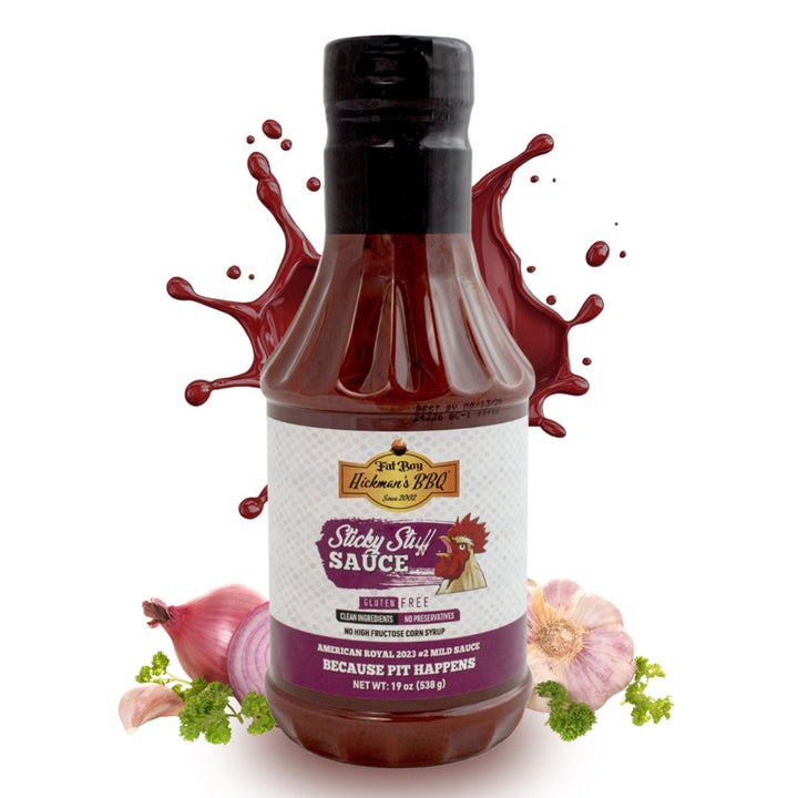 Sticky Stuff Gluten Free Natural BBQ Sauce 19 oz - Pack of 2 - BBQRubs.com