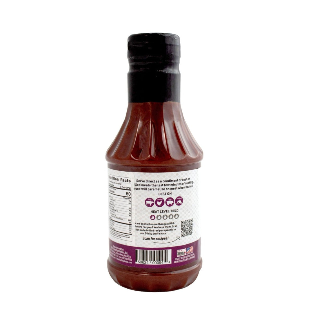 Sticky Stuff Gluten Free Natural BBQ Sauce 19 oz - Pack of 2 - BBQRubs.com