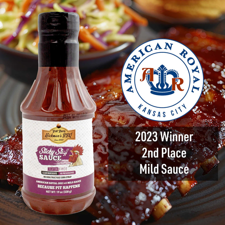 Sticky Stuff Gluten Free Natural BBQ Sauce 19 oz