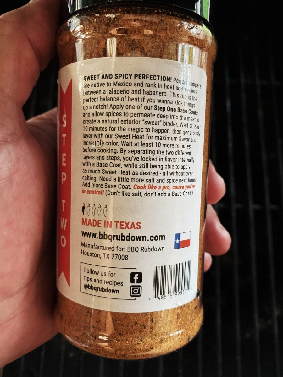 Sweet Heat Honey Pequin Rub - Step Two - BBQRubs.com
