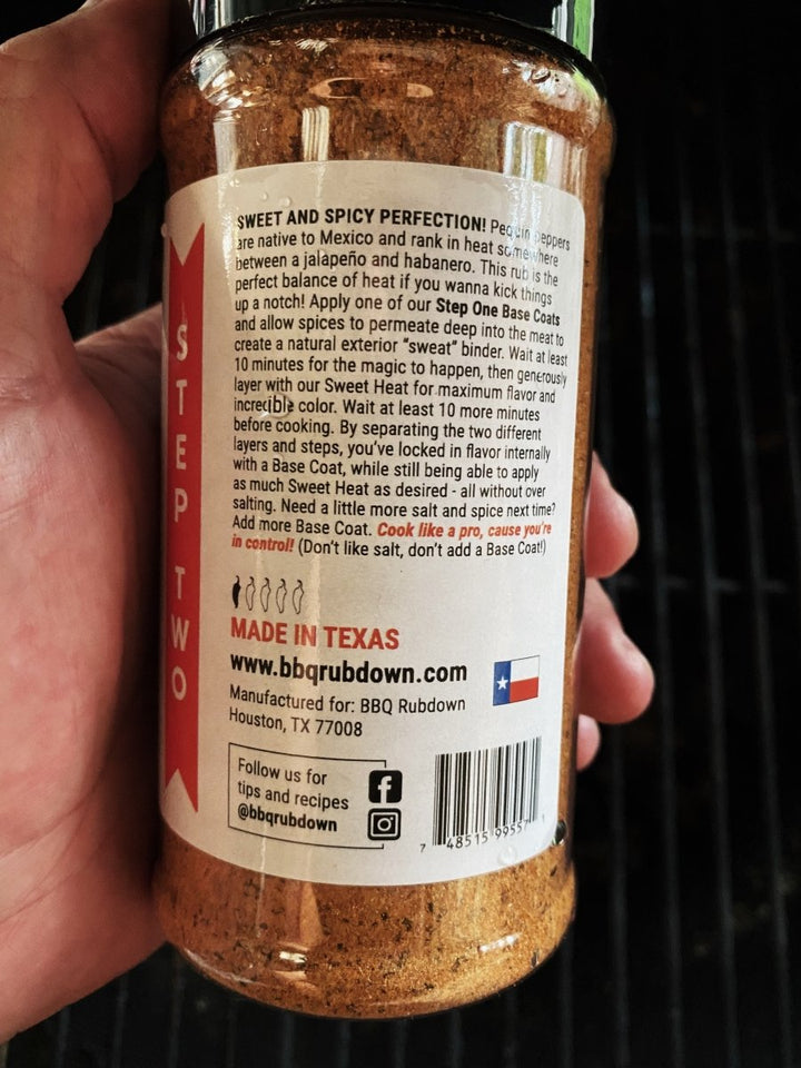 Sweet Heat Honey Pequin Rub - Step Two - BBQRubs.com