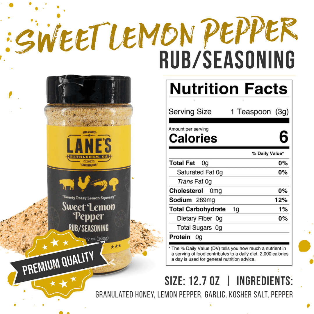 Sweet Lemon Pepper Rub - BBQRubs.com