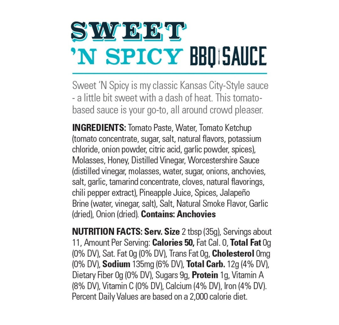 Sweet 'n Spicy® Sauce - BBQRubs.com
