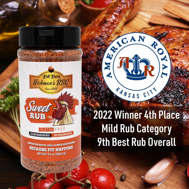 Sweet Natural Gluten Free BBQ Rub 9.4 oz - BBQRubs.com