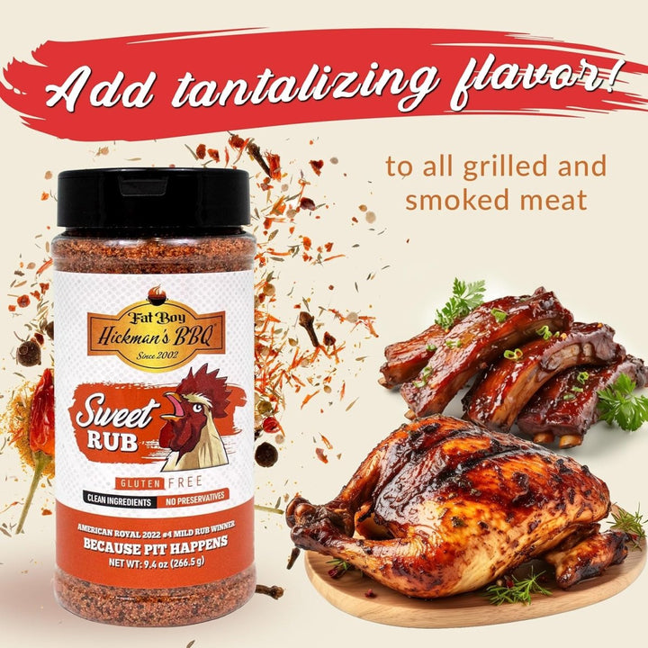 Sweet Natural Gluten Free BBQ Rub 9.4 oz - BBQRubs.com