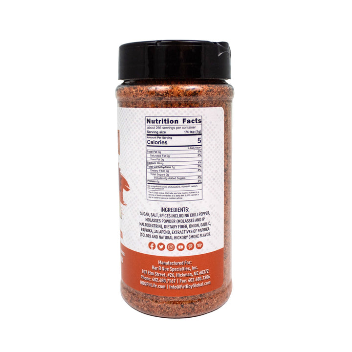 Sweet Natural Gluten Free BBQ Rub 9.4 oz