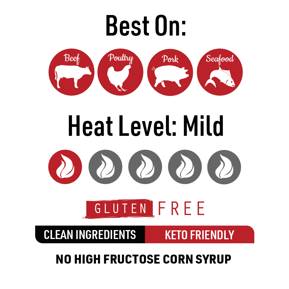 Swinewaush No Sugar Added Gluten Free Natural BBQ Sauce 13 oz - BBQRubs.com
