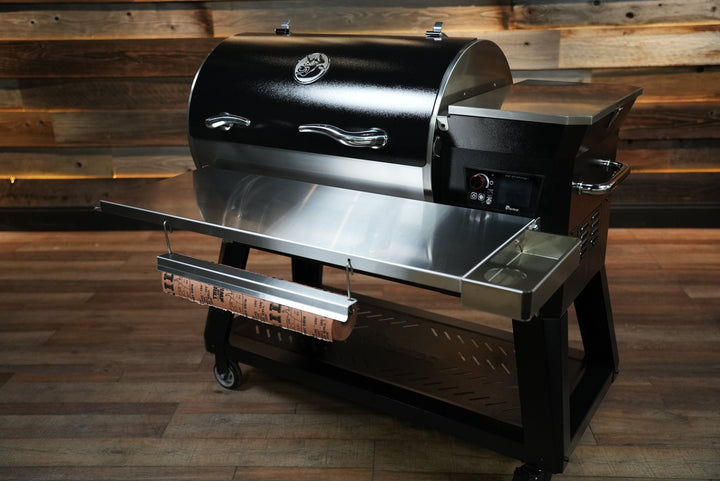 Recteq RT-800 / Deck Boss 800 | Pimp My Grill® Tactical Stainless Folding Front Shelf