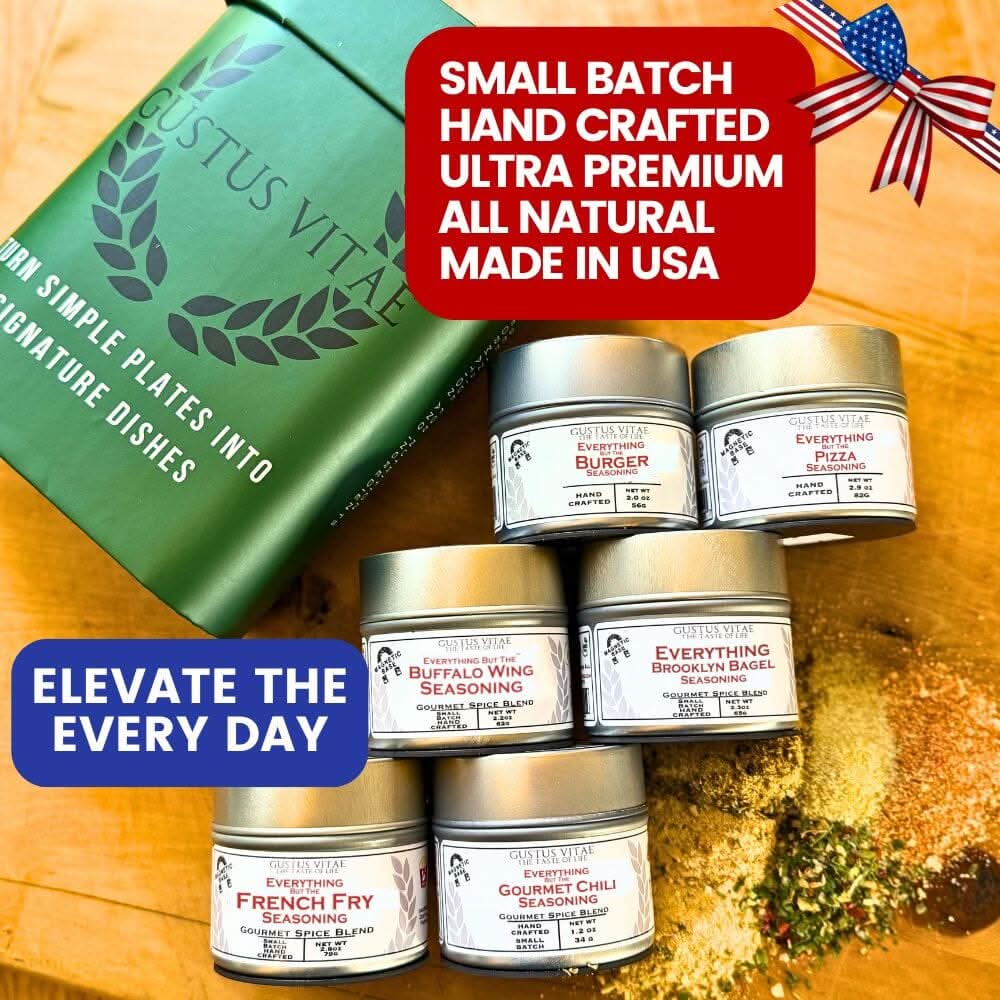 Taste of America: Classic USA Flavor Favorites | Gift Packaged Seasoning Collection | Set of 6