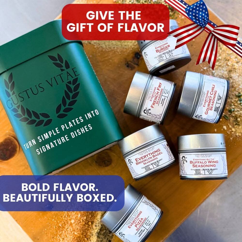 Taste of America: Classic USA Flavor Favorites | Gift Packaged Seasoning Collection | Set of 6