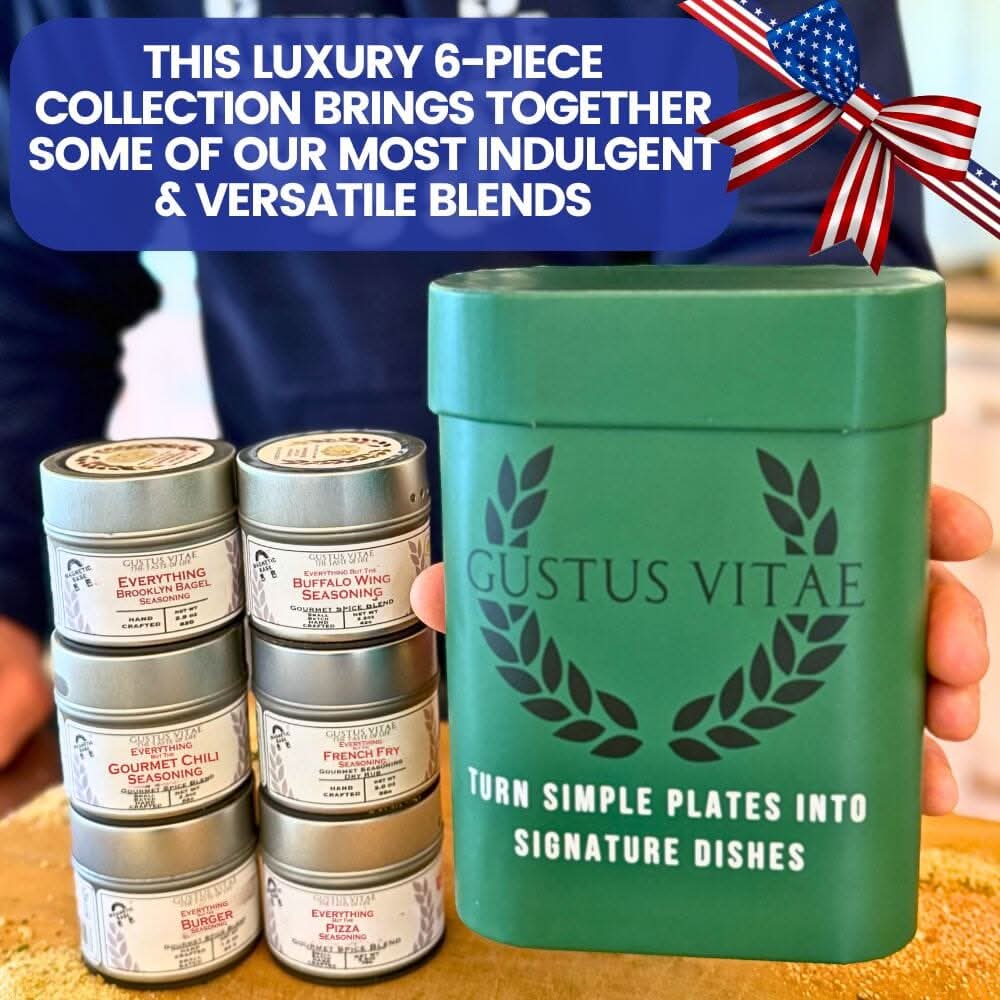 Taste of America: Classic USA Flavor Favorites | Gift Packaged Seasoning Collection | Set of 6
