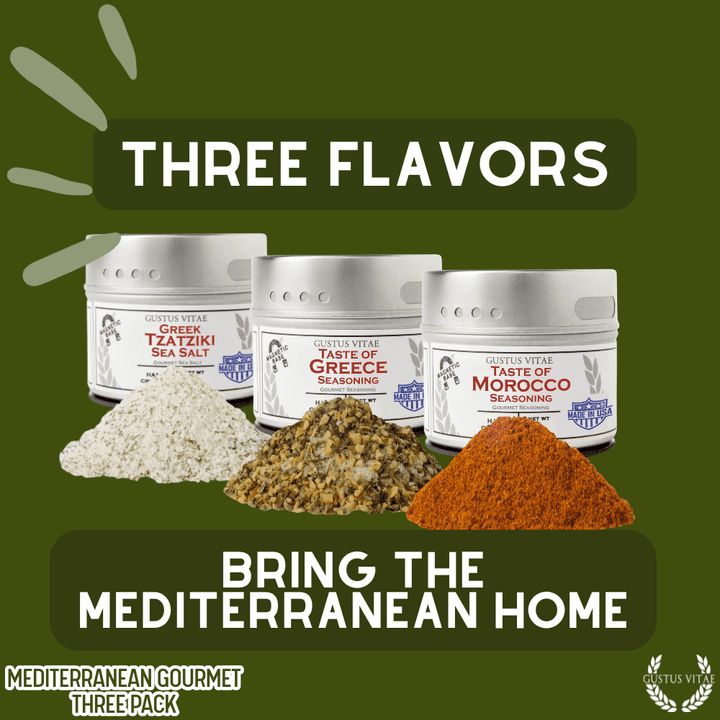 Taste of the Mediterranean - 3 Tins - BBQRubs.com